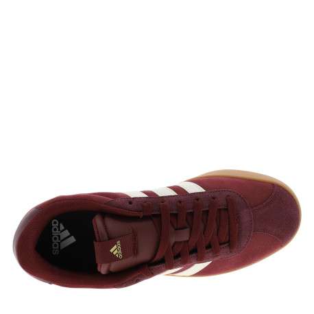 Tennis en cuir prune avec un talon plat et une fermeture à lacets - Image 5