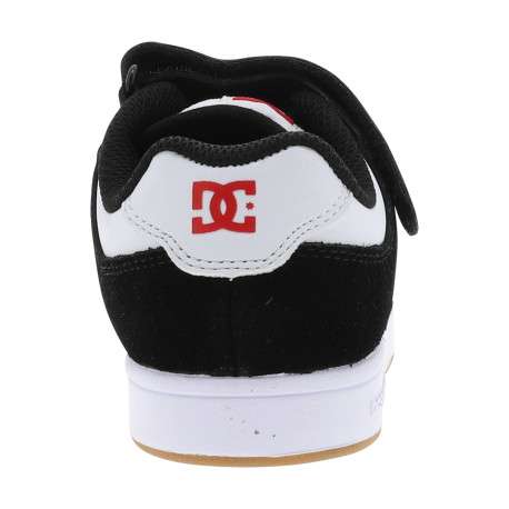 Baskets skate Manteca 4 V en cuir blanches et noir à talon plat et logo - Image 4