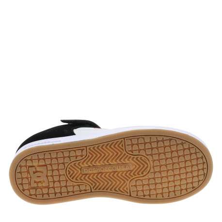 Baskets skate Manteca 4 V en cuir blanches et noir à talon plat et logo - Image 6