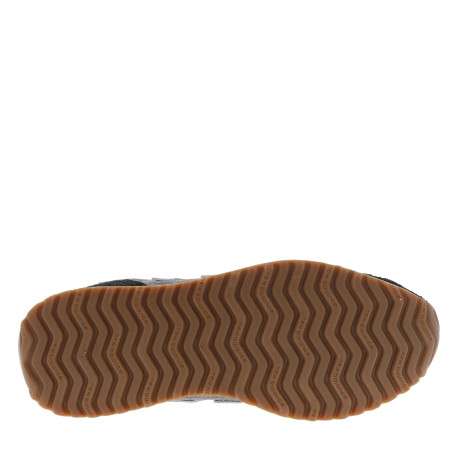Tennis 471 en cuir noires et grises avec un talon plat et des lacets - Image 6