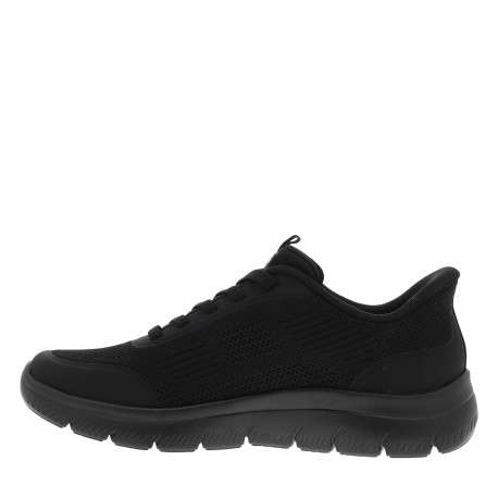 Baskets running Summits Leyter noires à talon plat dotées de lacets slip-on - Image 3