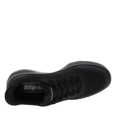 Baskets running Summits Leyter noires à talon plat dotées de lacets slip-on - Image 5