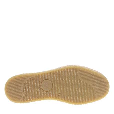 Boots en cuir blanc cassé avec semelle à talon compensé bas et glissières - Image 6
