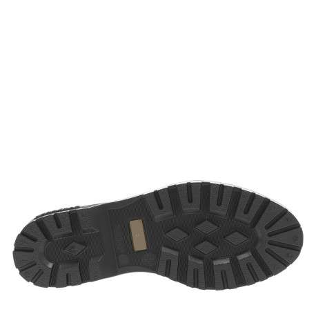 Boots taupe à talon décroché bas et à soufflets élastiqués à motif léopard - Image 6