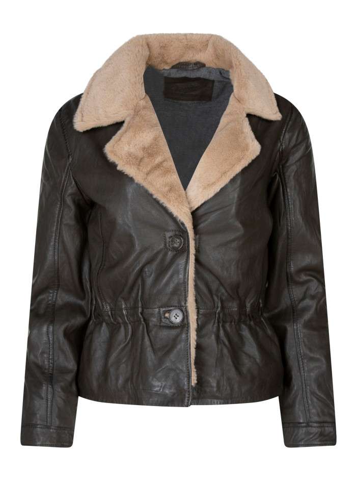 Blouson en cuir de mouton...