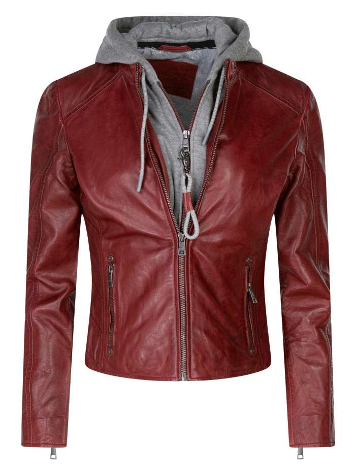 Blouson en cuir de mouton...
