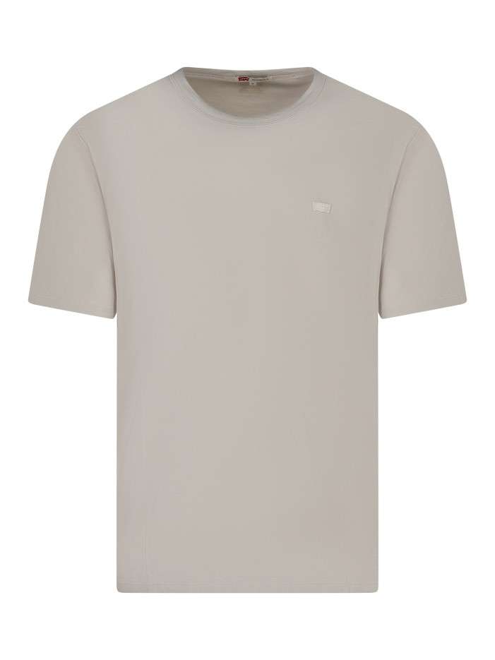 T-shirt en coton beige à...