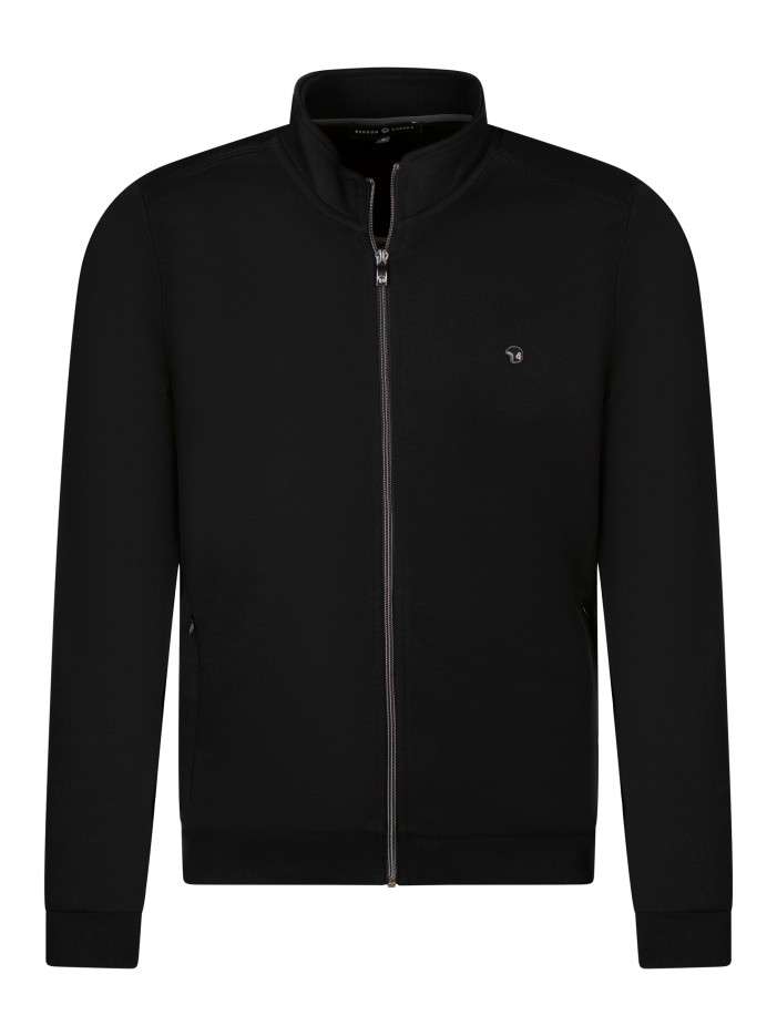 Sweat zippé en coton...