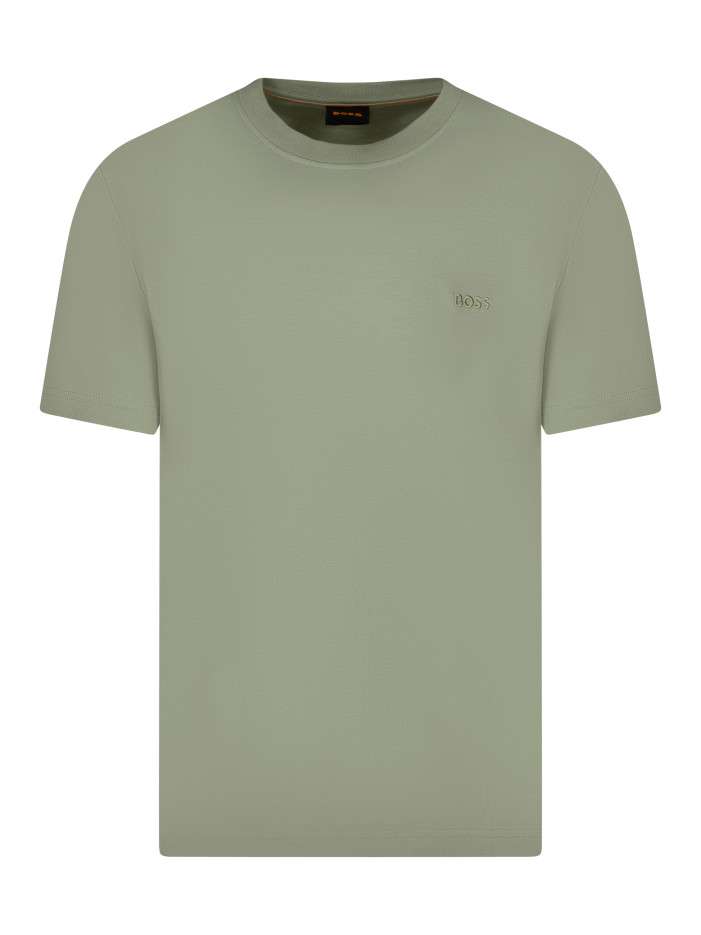 T-shirt en coton vert à...