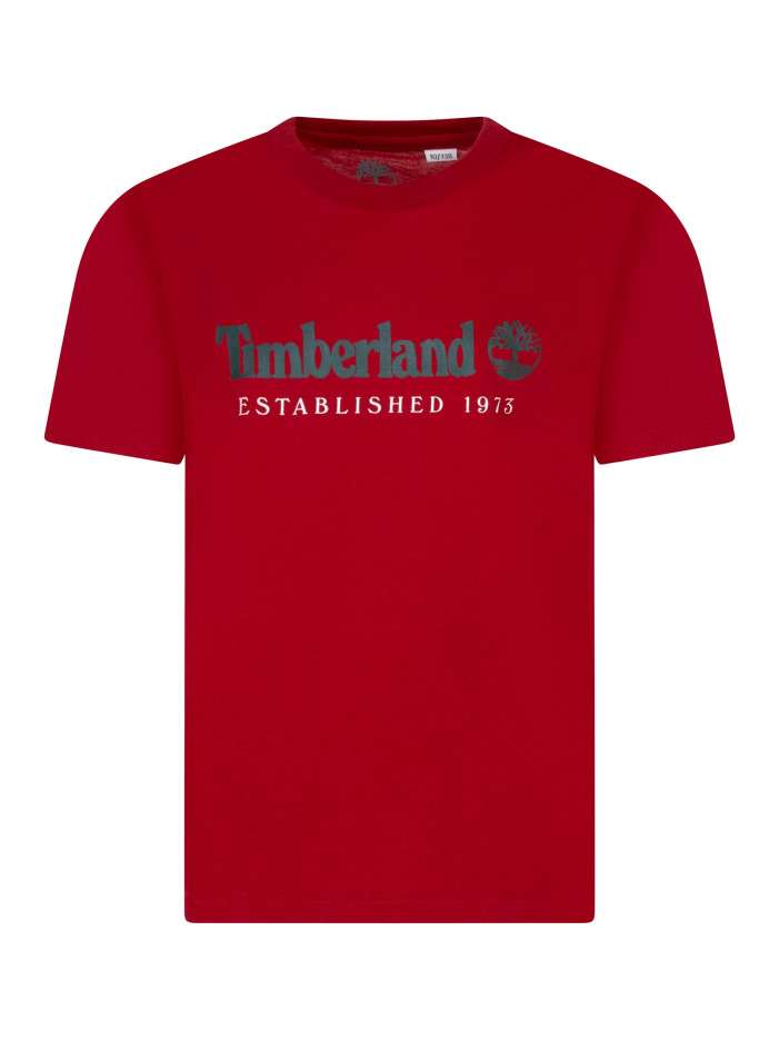 T-shirt en coton rouge...