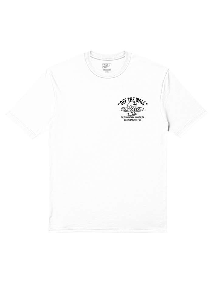 T-shirt blanc en coton à...