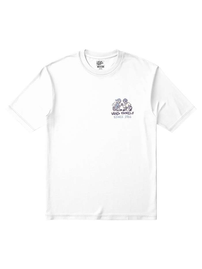 T-shirt blanc en coton à...
