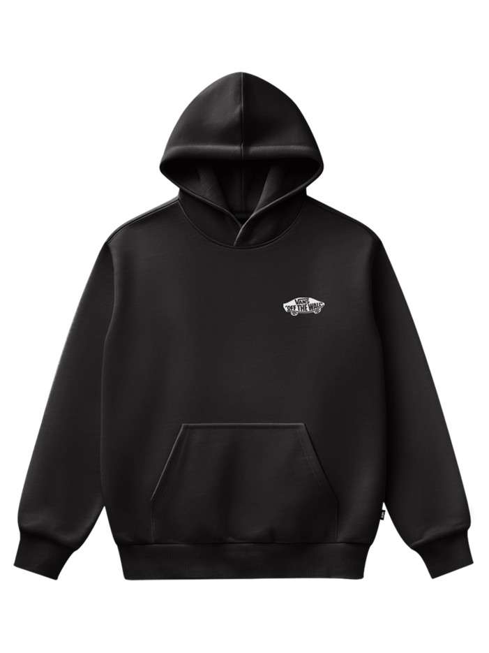 Sweat noir à capuche avec...