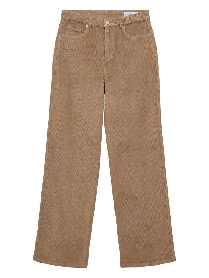 Pantalon en coton beige...