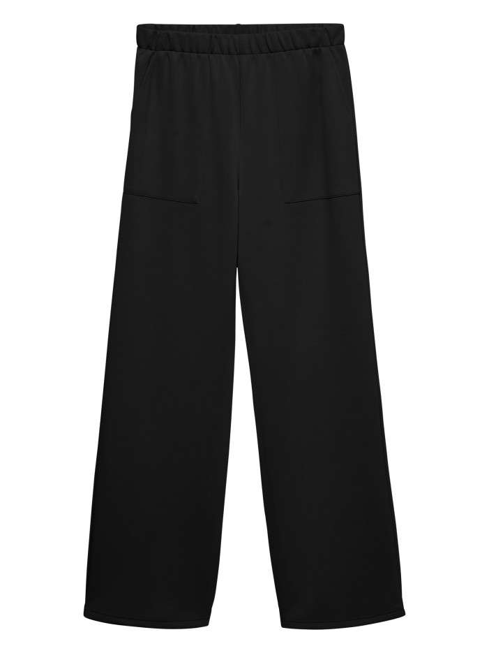 Pantalon chino noir à coupe...