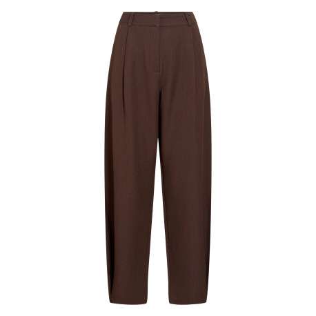 Pantalon chino marron coupe bootcut pourvu de passants pour la ceinture - Image 2