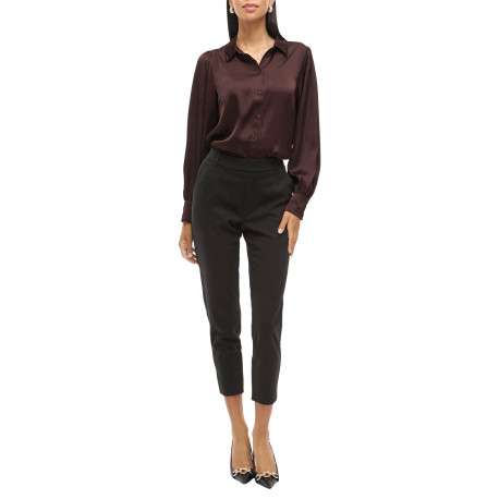 Pantalon chino anthracite coupe slim pourvu d'une taille en partie élastiquée - Image 6
