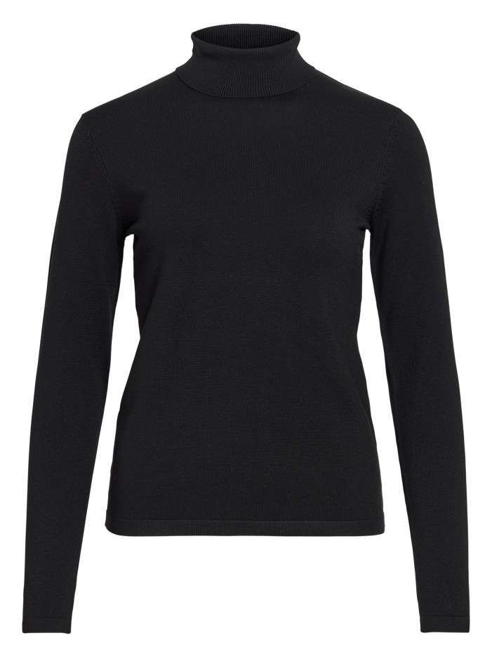 Pull noir à coupe droite...