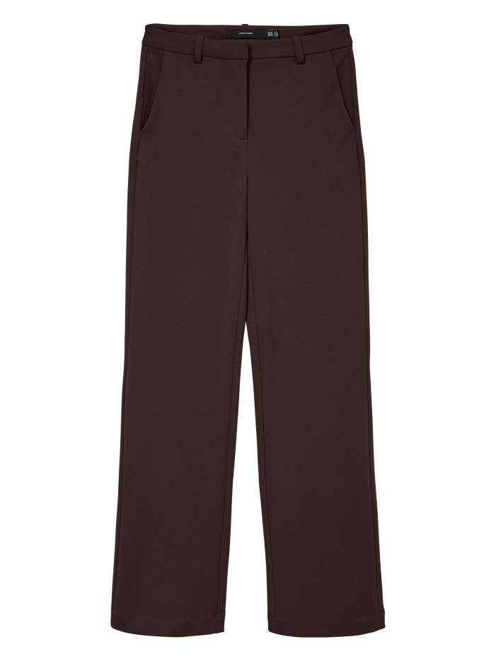 Pantalon chino marron à...