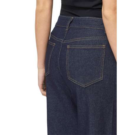 Jean en coton brut à coupe bootcut pourvu de coutures contrastées - Image 4