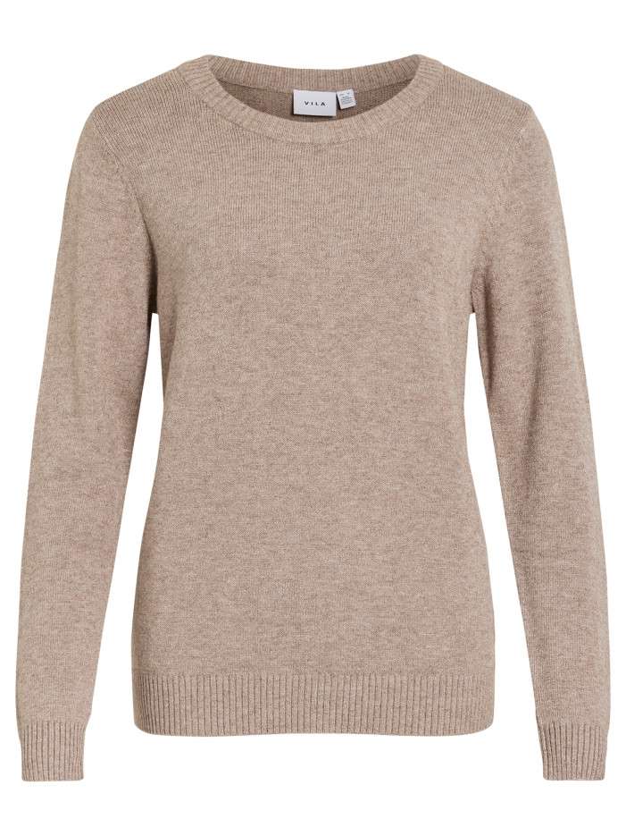 Pull beige à coupe droite...