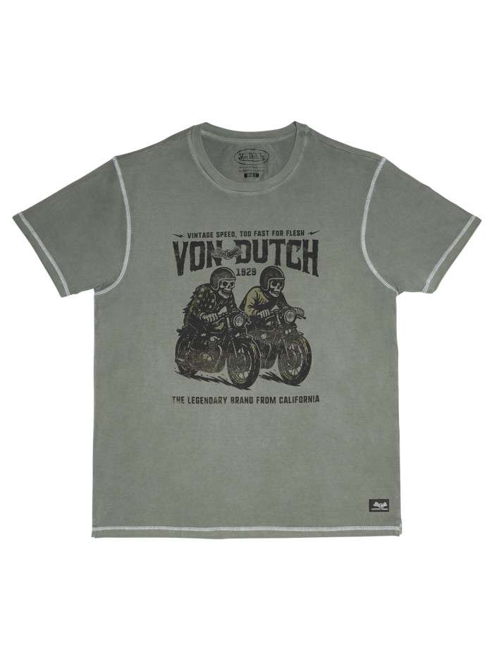 T-shirt délavé en coton...