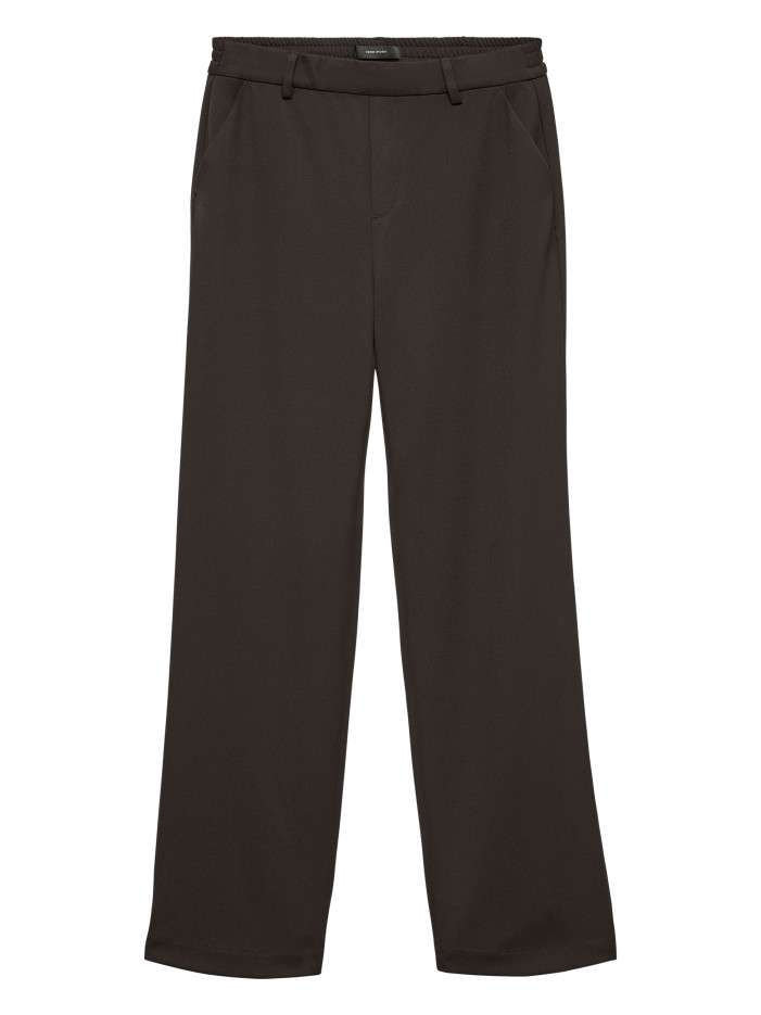 Pantalon chino marron à...
