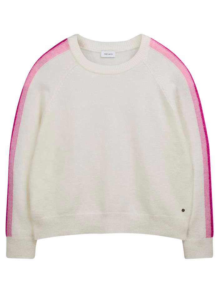 Pull blanc agrémenté de 3...