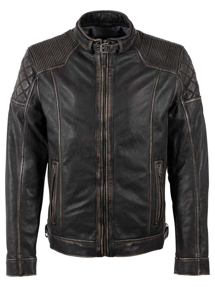 Blouson en cuir de mouton...