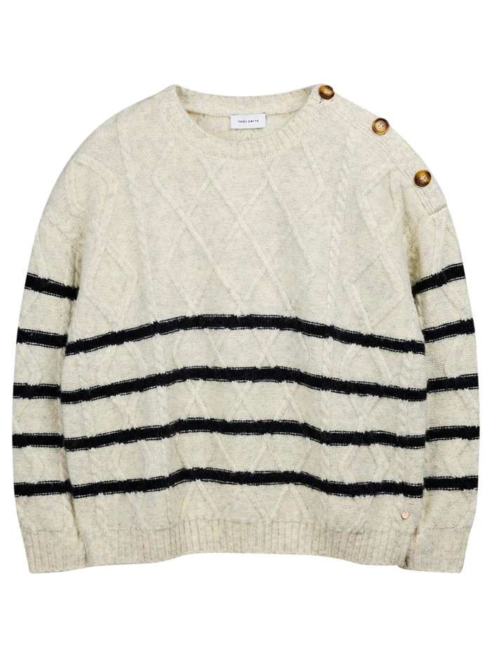 Pull marin en maille...