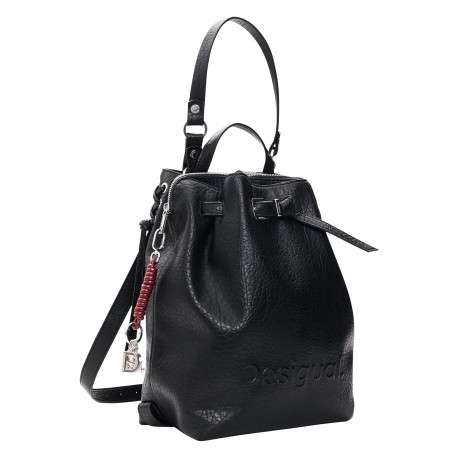 Sac à dos noir pourvu de multiples compartiments de rangement - Image 2