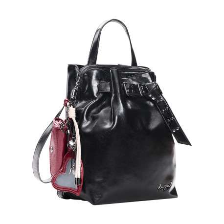 Sac à dos noir pourvu de multiples compartiments de rangement - Image 2
