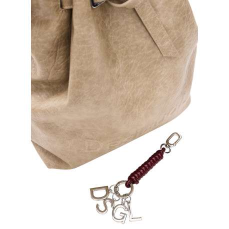 Sac à dos beige pourvu de multiples compartiments de rangement - Image 5