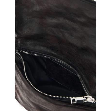 Sac à bandoulière noir pourvu de découpes en forme de pétales - Image 3