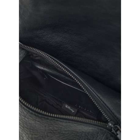 Sac à bandoulière noir orné d'un design embossé Mickey Mouse - Image 3