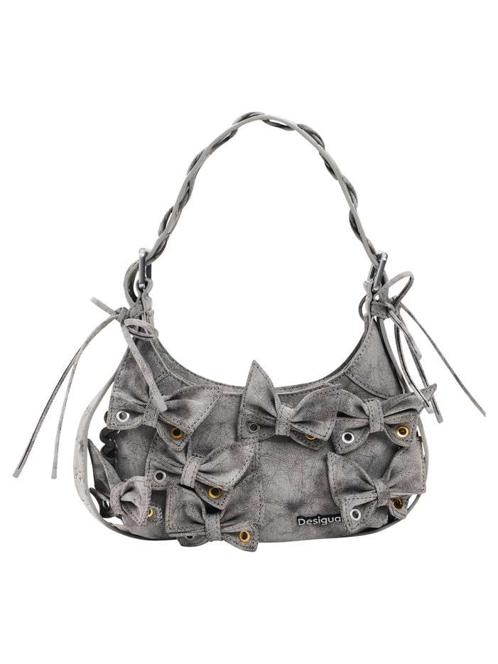 Sac à main gris pourvu...