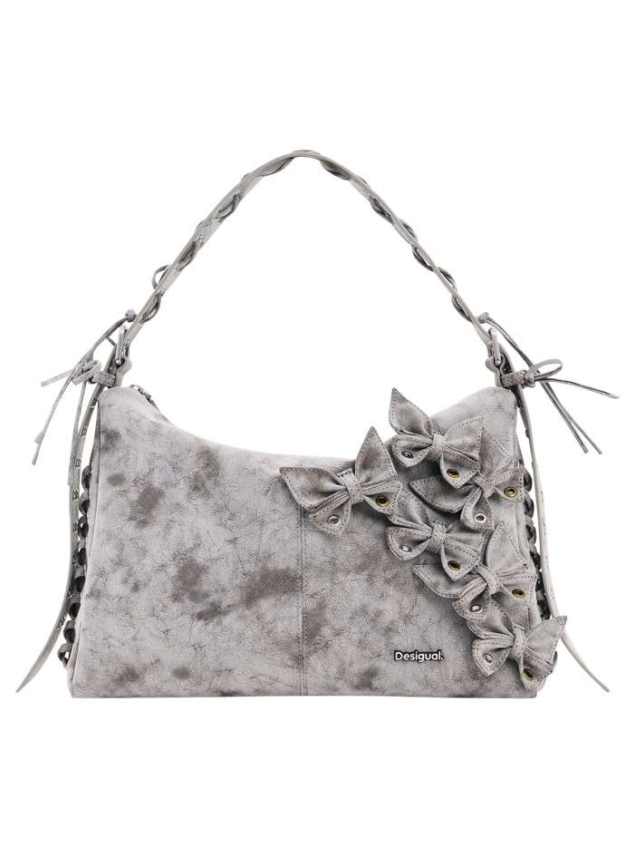 Sac à main gris pourvu...