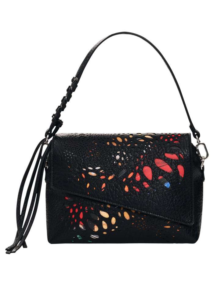 Sac à bandoulière noir en...