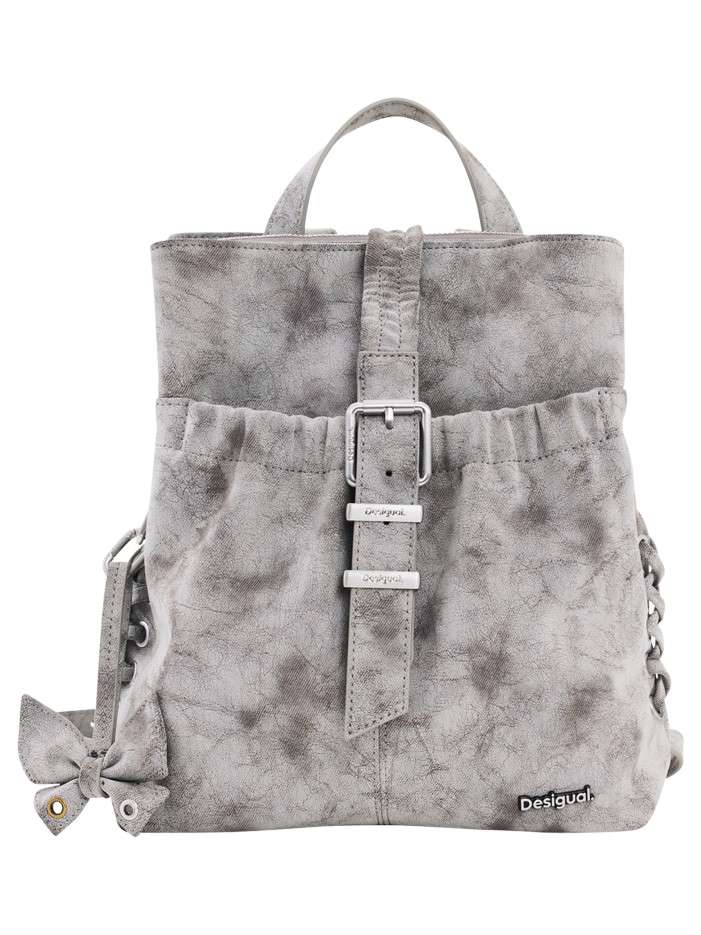 Sac à dos gris pourvu d'une...