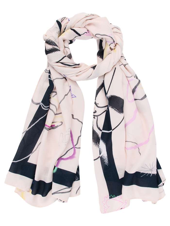 Foulard écru forme...