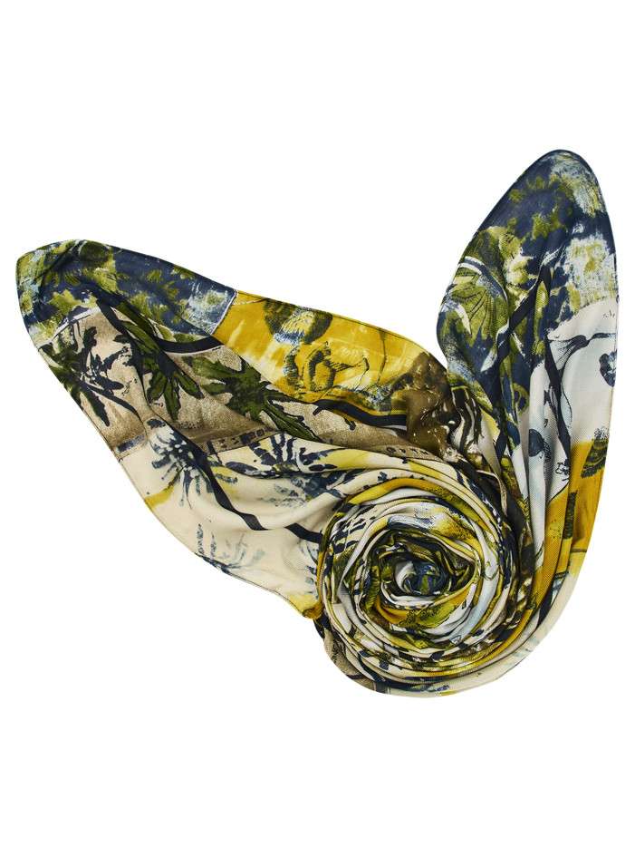 Foulard vert à forme...