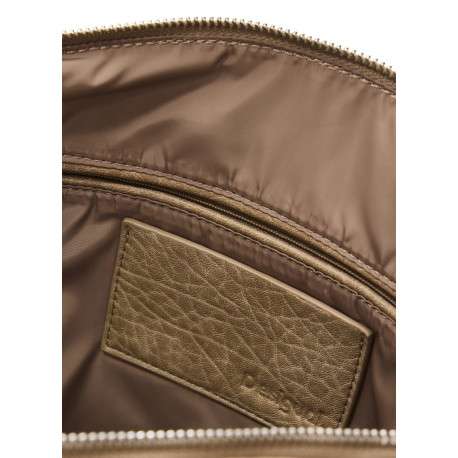 Sac à main beige pourvu de multiples compartiments de rangement - Image 3