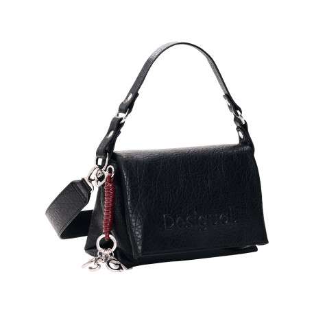 Sac à bandoulière noir pourvu de multiples compartiments de rangement - Image 2