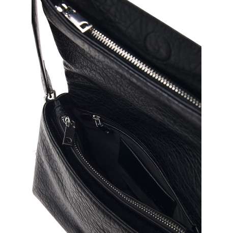 Sac à bandoulière noir pourvu de multiples compartiments de rangement - Image 3