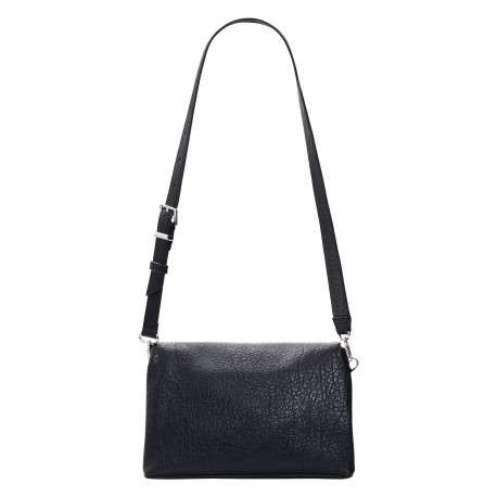 Sac à bandoulière noir pourvu de multiples compartiments de rangement - Image 4