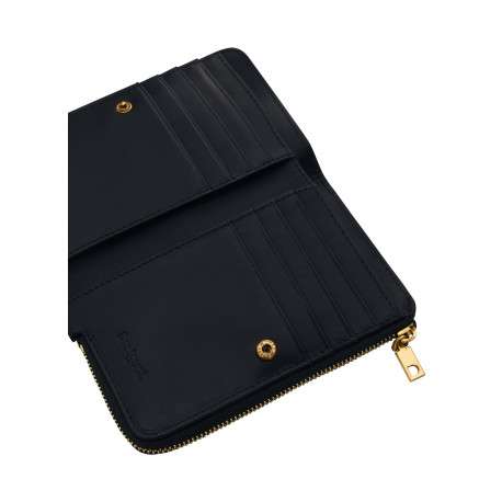 Portefeuille multicolore pourvu d'une fermeture zippée dorée - Image 3