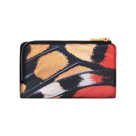 Portefeuille multicolore pourvu d'une fermeture zippée dorée - Image 4