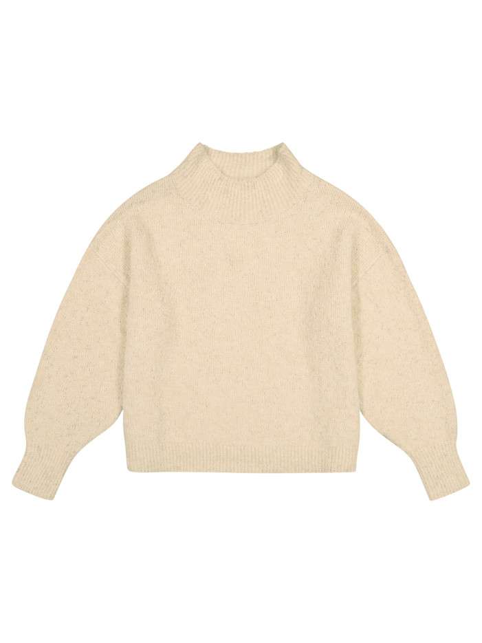 Pull écru en maille...