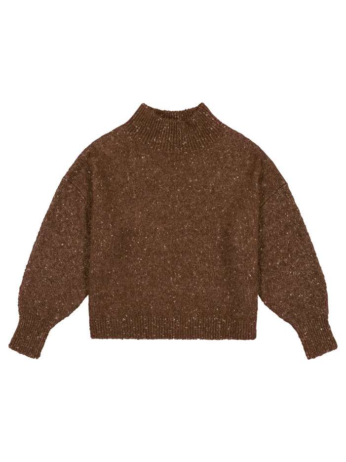 Pull en maille brillante...