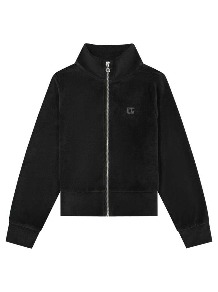 Sweat zippé en coton...